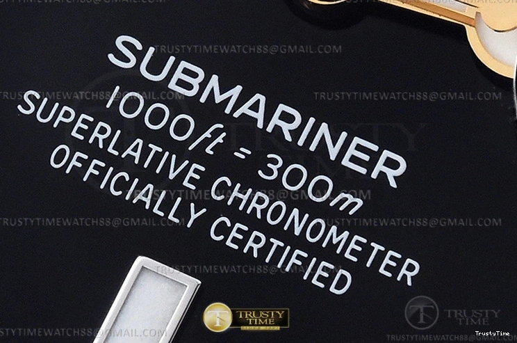 0501 Submariner 116613LN 904L YG SS Black GMF V2 VR DailyWear 1089